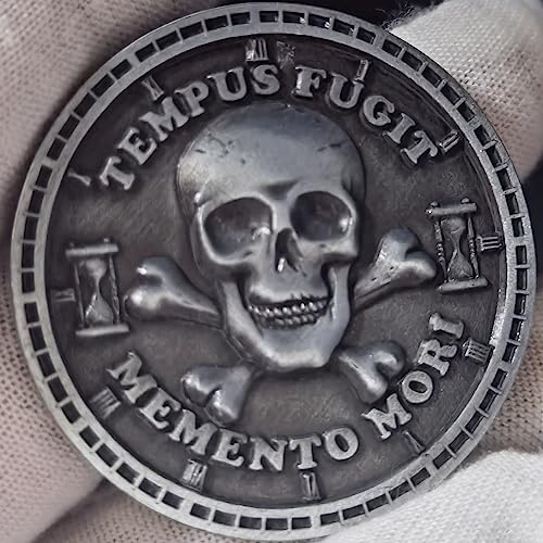Memento Mori EDC Challenge Coin Stoicism 100 Deals