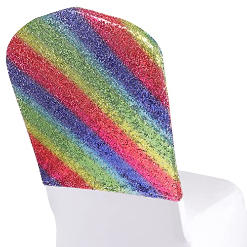 Mermaid Rainbow Sequin Chair Back Covers 100 Deals