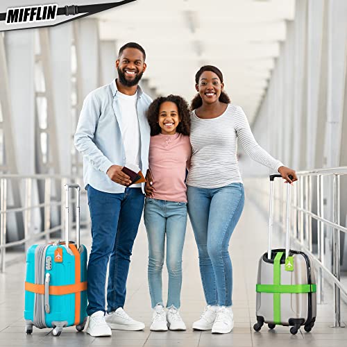 Mifflin-USA Adjustable Nylon Luggage Straps 4 Pack 100 Deals