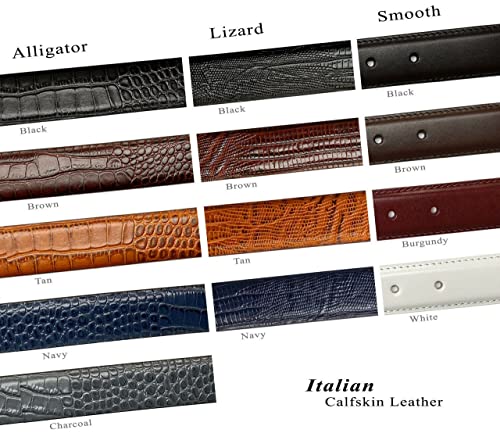 Milan Italian Calfskin Leather Golf Dress Belt 100 Deals