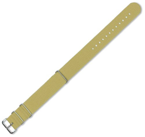 Military Nylon Watch Band - Khaki 100 Deals