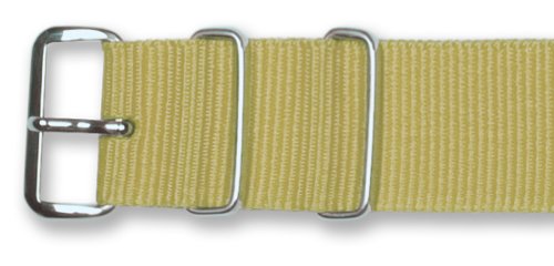 Military Nylon Watch Band - Khaki 100 Deals
