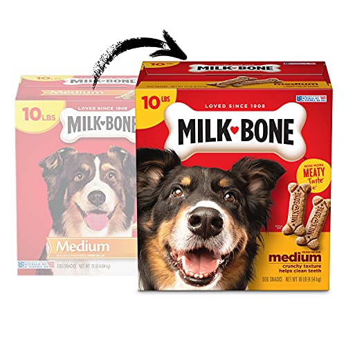 Milk-Bone Medium Crunchy Dog Biscuits, 10 lb 100 Deals