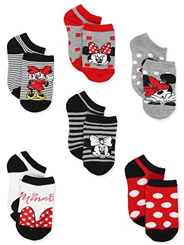 Minnie Mouse Toddler 6 Pack No Show Socks 100 Deals