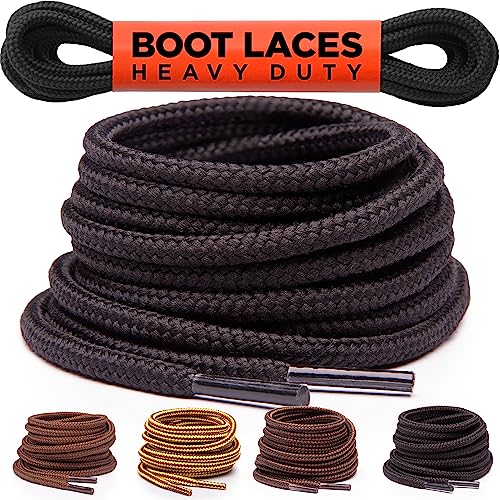 Miscly Round Boot Laces - Heavy Duty Shoelaces 100 Deals