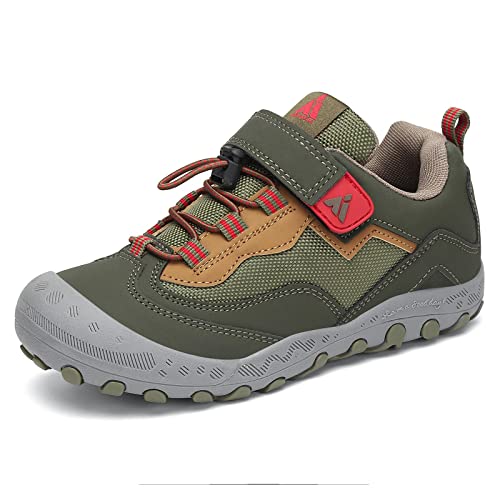 Mishansha Kids Waterproof Trail Running Shoes Green 100 Deals