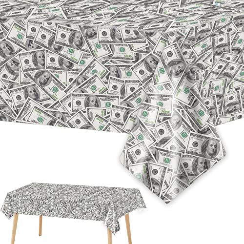 Money Party Dollar Sign Tablecloth Decorations 1 Pack 100 Deals