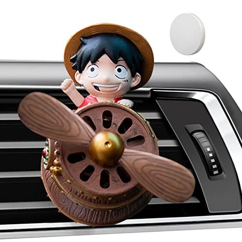 Monkey D Luffy Car Air Freshener with Rotating Propeller 100 Deals