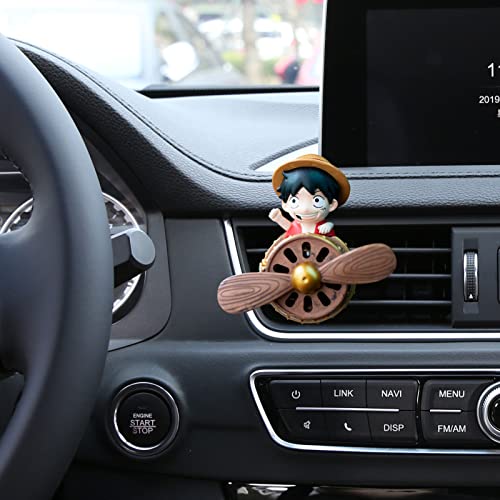 Monkey D Luffy Car Air Freshener with Rotating Propeller 100 Deals