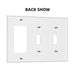 Mowbrou Colorful Street 3 Gang Light Switch Cover 100 Deals