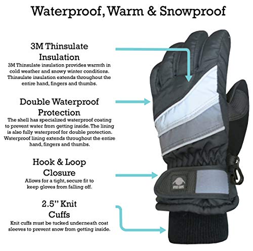 N'Ice Caps Kids Waterproof Snow Ski Glove 100 Deals