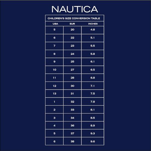 NAUTICA Kids Canvey Youth Sneaker Navy Pink 100 Deals