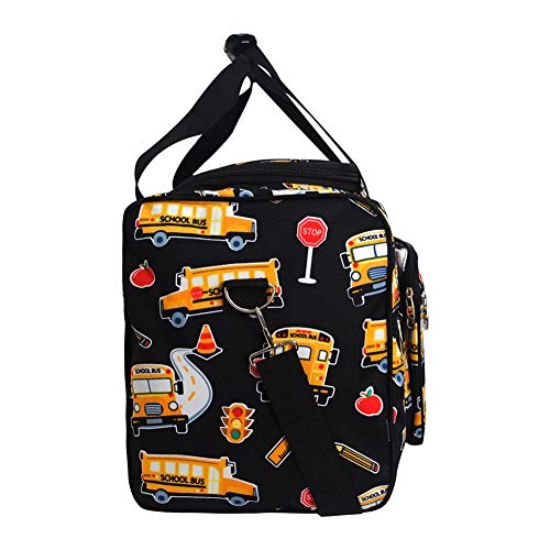 NGIL Canvas Duffle Bag (School Bus-black) 100 Deals