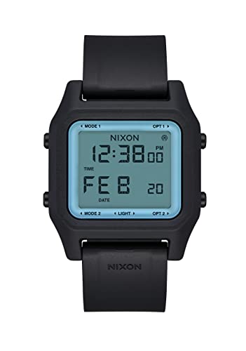 NIXON Men's Digital Sport Watch - Black/Aqua 100 Deals