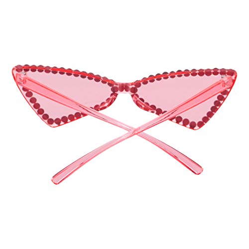 Naimo Crystal Cat Eye Rhinestone Sunglasses UV Protection 100 Deals