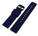 Navy Blue Silicone Watch Band - 24mm 100 Deals