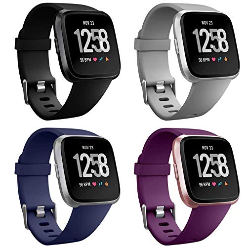 Neitooh Silicone Bands for Fitbit Versa Smartwatch 100 Deals