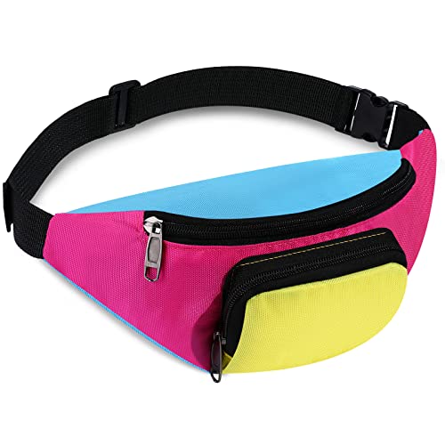 Neon Fanny Pack: 80s Party Accessory 100 Deals