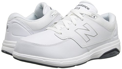 New Balance Men's White Lace-Up Walking Shoe 100 Deals