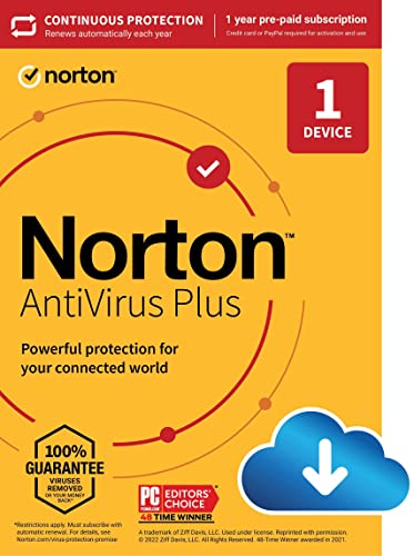 Norton AntiVirus Plus 2023: Complete Protection 100 Deals