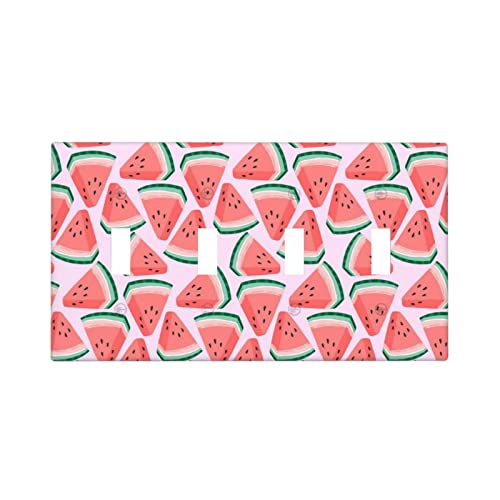 Nozidse Watermelon 4 Gang Light Switch Cover 100 Deals
