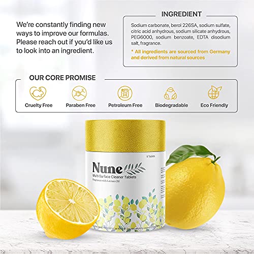Nune All Purpose Cleaner Refills - Lemon Fragrance 100 Deals