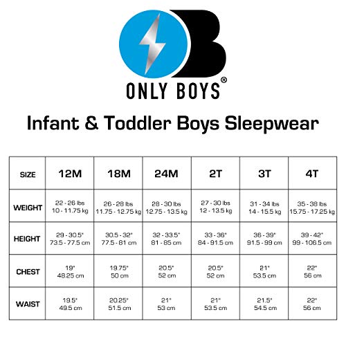 ONLY BOYS 8 Piece Pajama Set Blue 100 Deals