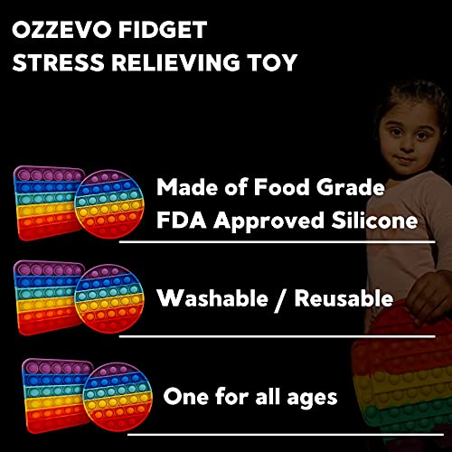 OZZEVO Rainbow Fidget Toys for Kids 100 Deals