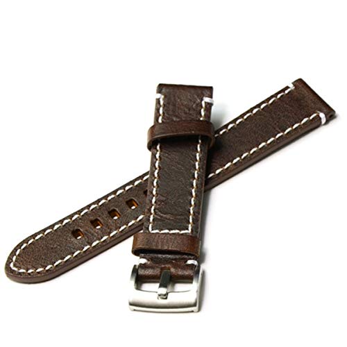 OliBoPo 22mm Vintage Leather Watch Band 100 Deals