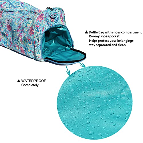 Original Floral Water Resistant Weekender Gym Bag 100 Deals