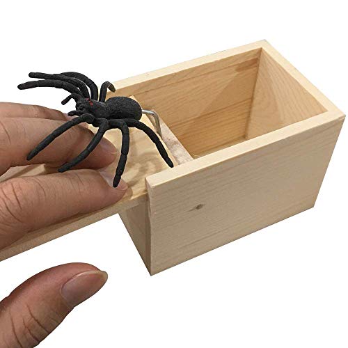 PARNIXS Rubber Spider Prank Box 100 Deals