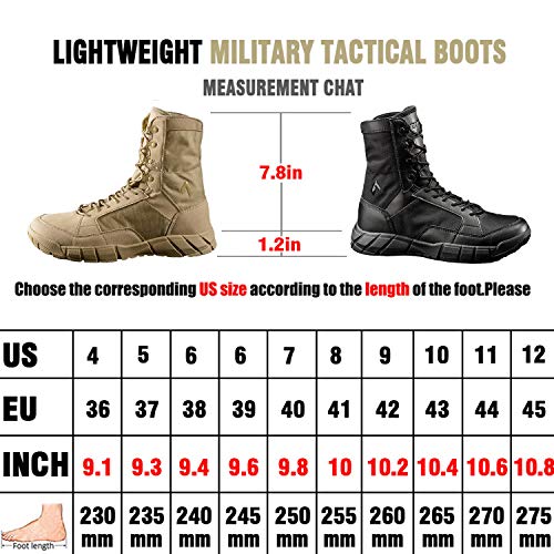 PAVEHAWK Men's Tactical Coyote Military Boots 100 Deals
