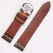 PBCODE 24mm Brown Leather Watch Bands for Men 100 Deals