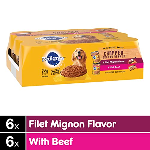PEDIGREE Chopped Ground Filet Mignon & Beef Variety Pack 100 Deals
