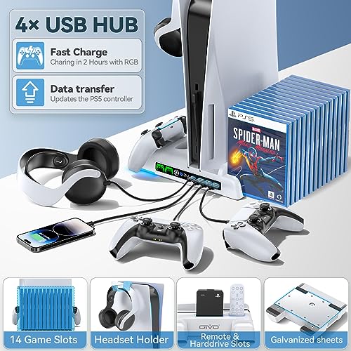 PS5 Stand with RGB Charging Station 100 Deals