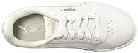 PUMA Carina Sneaker, White/Silver, Women's Size 8 100 Deals