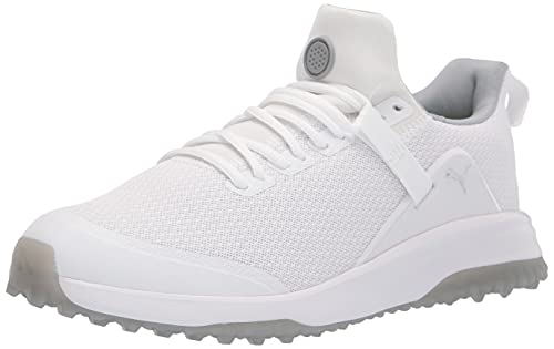 PUMA Fusion Evo Golf Shoe, White-quarry, 10.5 US 100 Deals