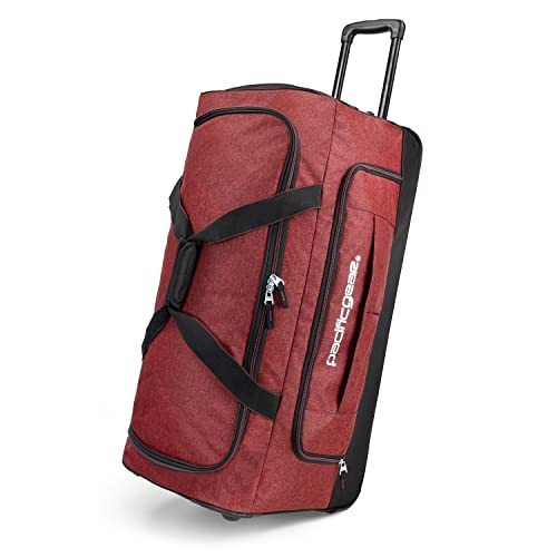 Pacific Gear Rolling Duffel Bag with Telescoping Handle 100 Deals