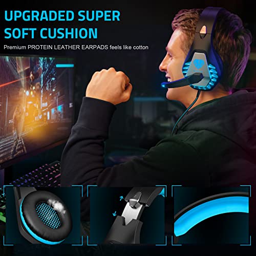 Pacrate Gaming Headset with Microphone for PC PS4 PS5 Headset 100 Deals