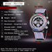 Pagani Design Men's Automatic Rainbow Bezel Watch 100 Deals