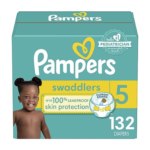 Pampers Size 5 Diapers - 132 Count 100 Deals