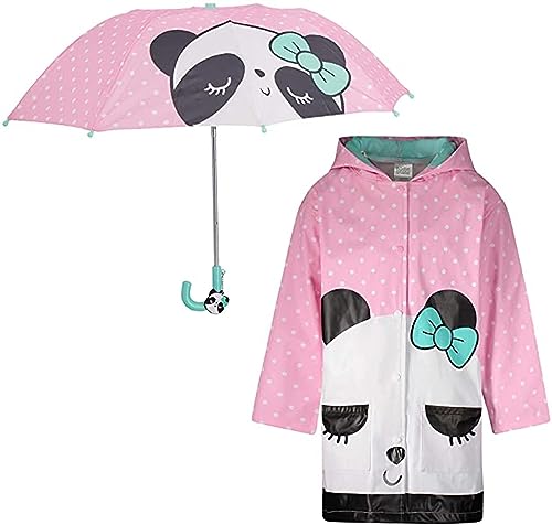 Panda Kids Umbrella and Raincoat Set 100 Deals