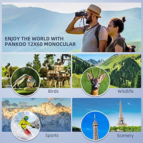 Pankoo Monocular Telescope with Smartphone Adapter 100 Deals