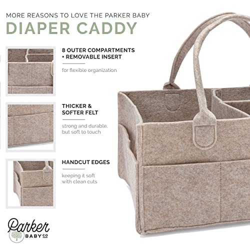 Parker Baby Diaper Caddy - Oatmeal Organizer 100 Deals