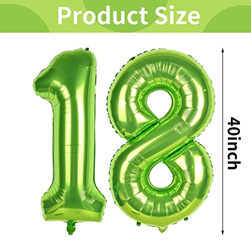 PartyXpress 18th Bday Balloon - Green 100 Deals