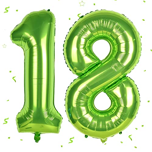 PartyXpress 18th Bday Balloon - Green 100 Deals