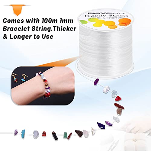 Paxcoo White Elastic Bracelet String Cord 100 Deals