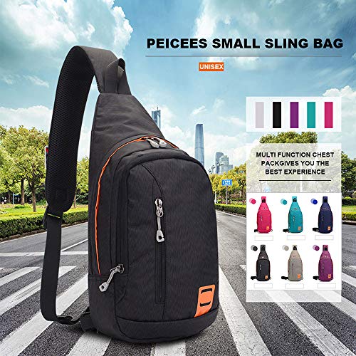 Peicees Waterproof Sling Backpack for Men Women 100 Deals