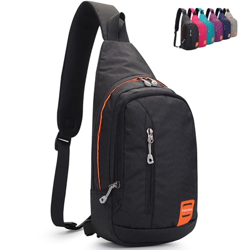 Peicees Waterproof Sling Backpack for Unisex Daily 100 Deals