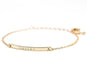 Personalized 16K Gold Name Bar Bracelet 100 Deals